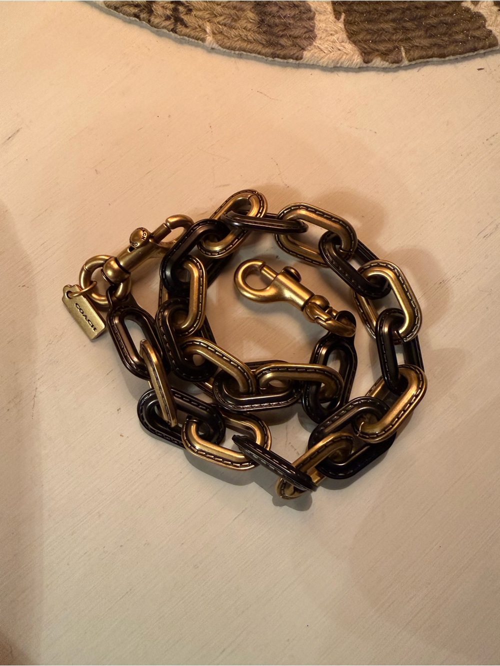 Coach Link Chain Strap